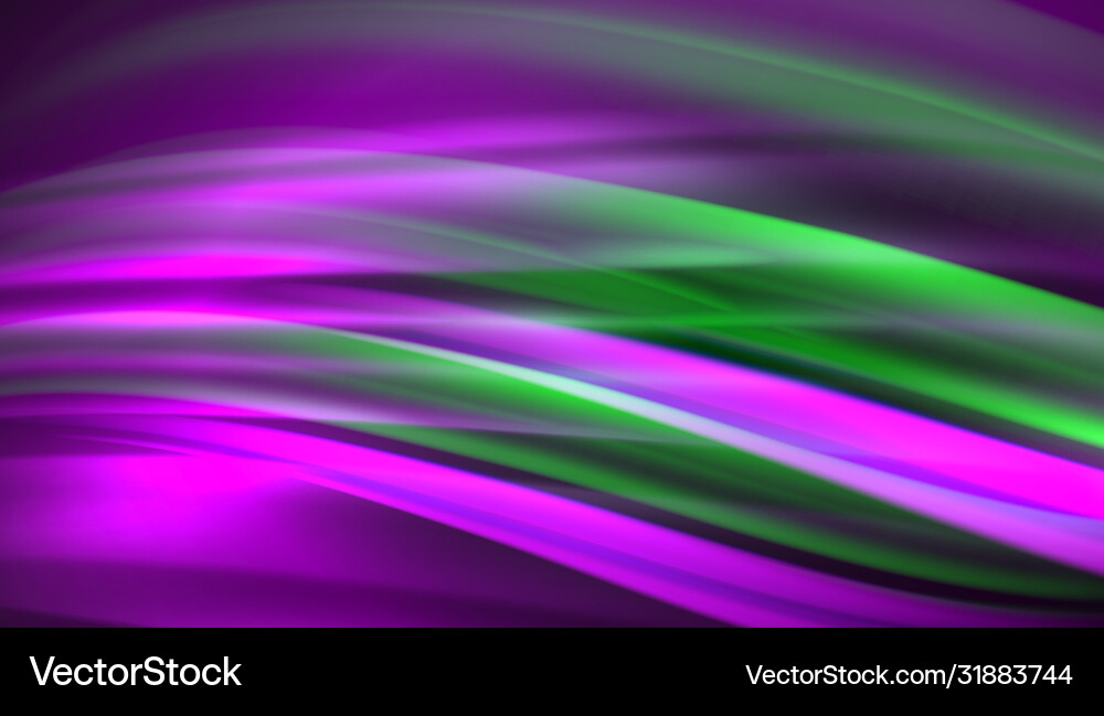 Fluid wave lines background trendy abstract Vector Image