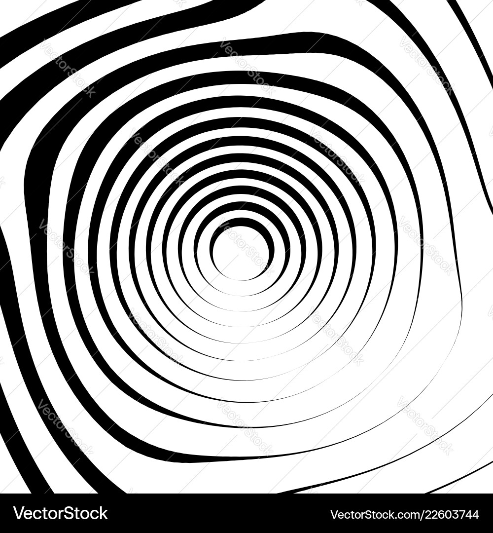 Radial lines with rotating distortion abstract Radial lines with rotating distortion abstract vector image