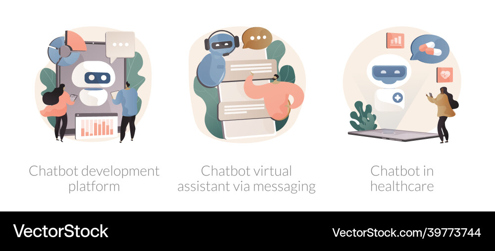 Smart robot abstract concept Smart robot abstract concept Vector Image