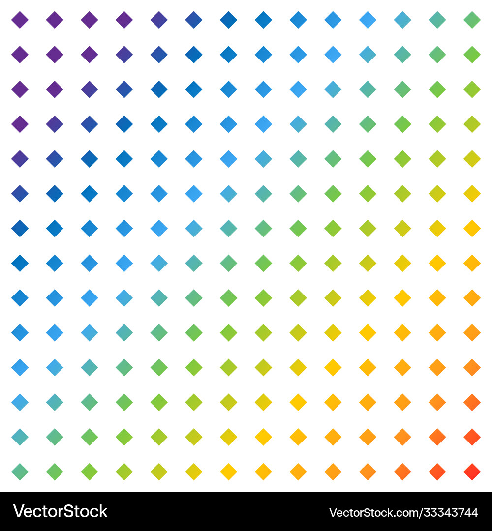 Square rainbow background pattern Square rainbow background pattern vector image