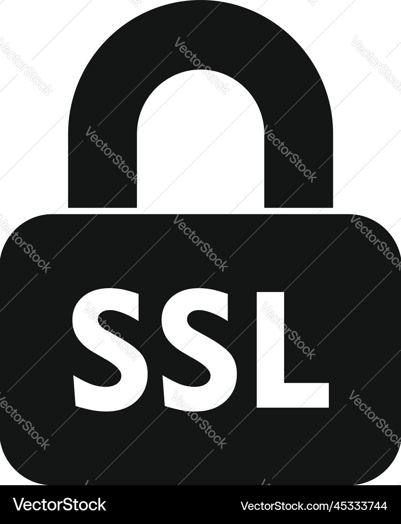 Ssl Chiffre Symbol einfache Sperrcode Ssl Chiffre Symbol einfache Sperrcode vektorbild