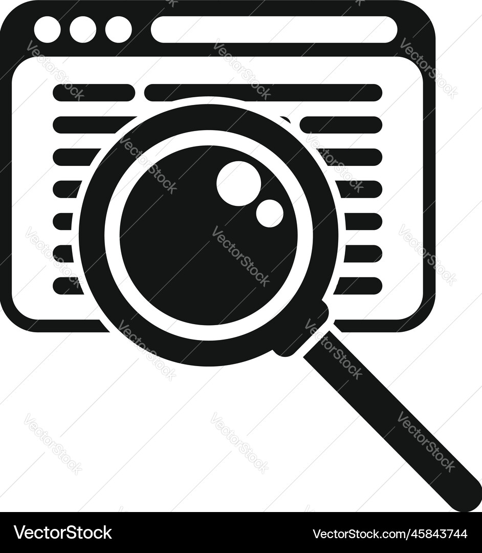 Web technical document icon simple Web technical document icon simple vector image