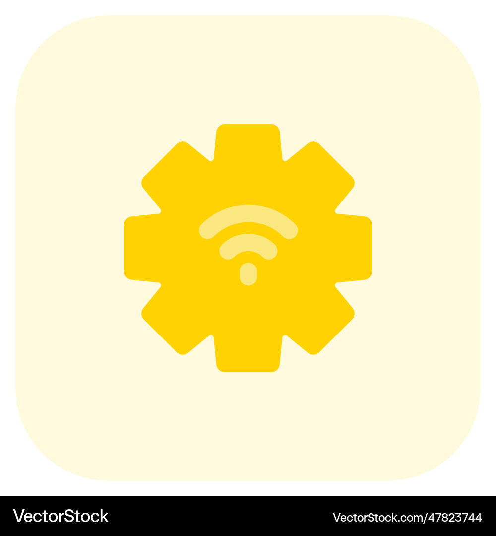 Wireless ai tool for future automation testing vector image