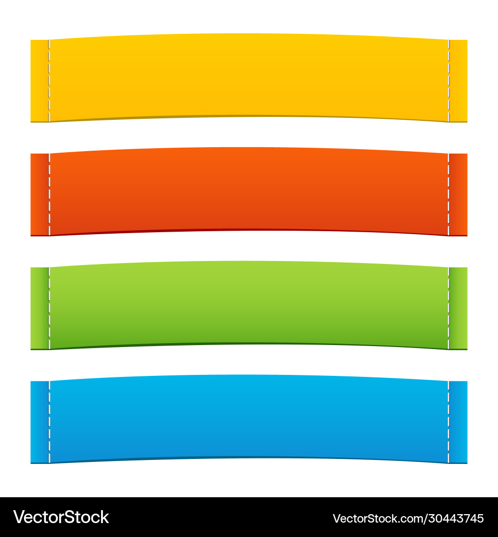 Clothing size labels Royalty Free Vector Image