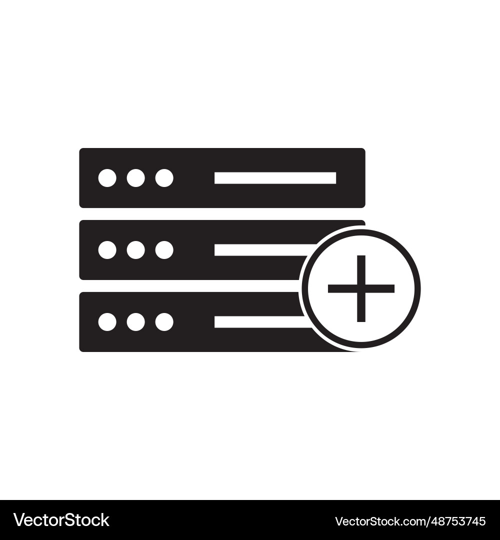 Database icon Database icon vector image
