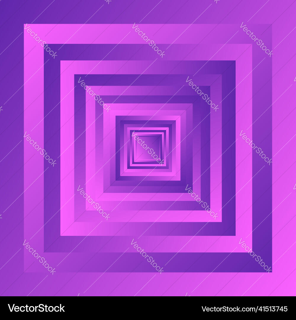 Geometric square design shape with random shaded Vector Image