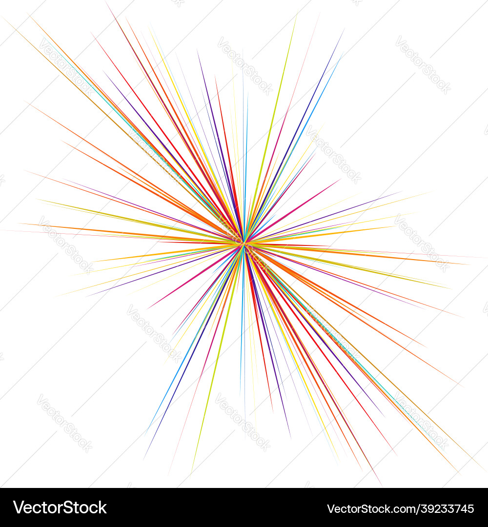 Radial radiating dynamic rays beams lines Radial radiating dynamic rays beams lines Vector Image