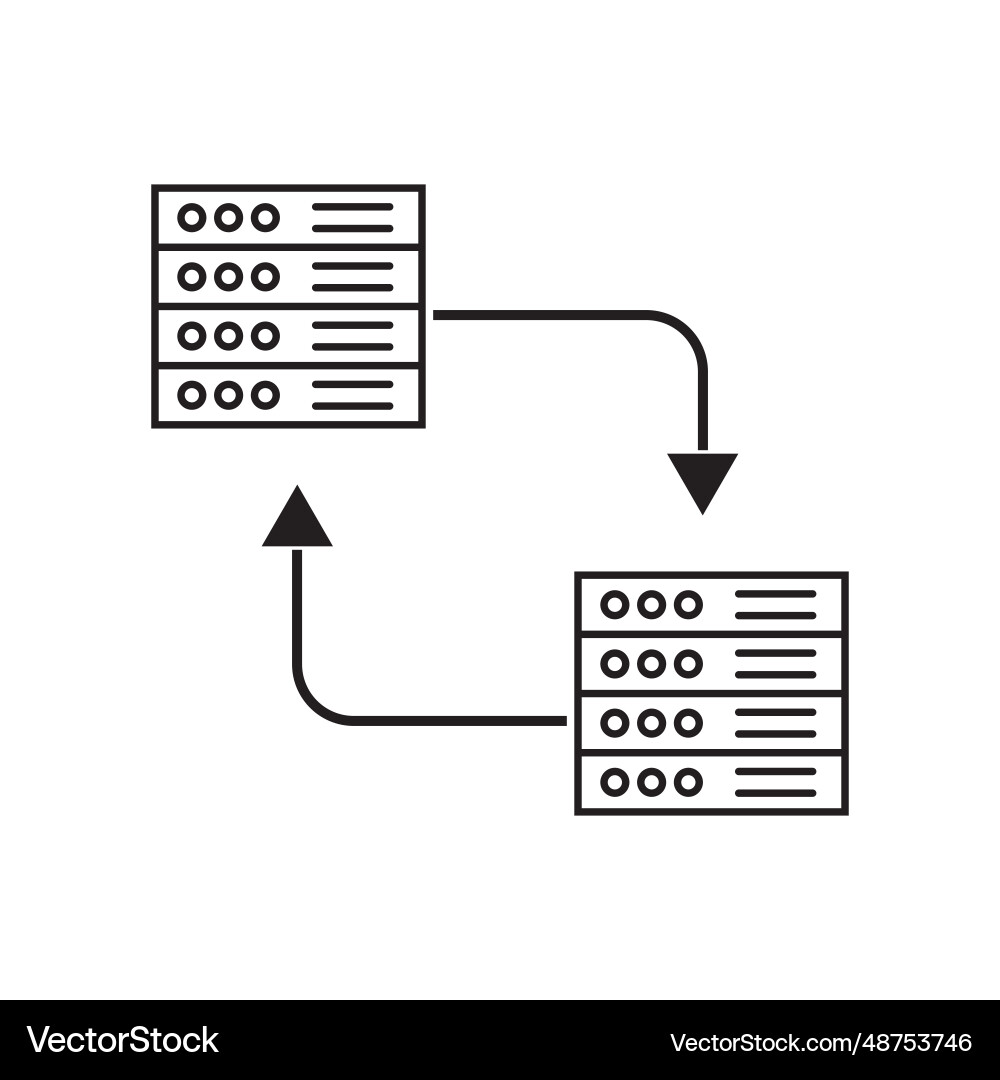 Database icon Database icon Vector Image