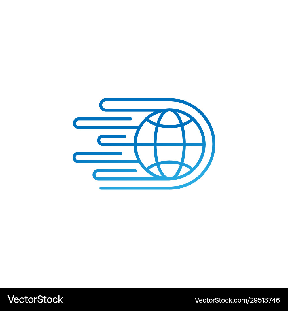Globe icon design for website mobile Globe icon design for website mobile vector image