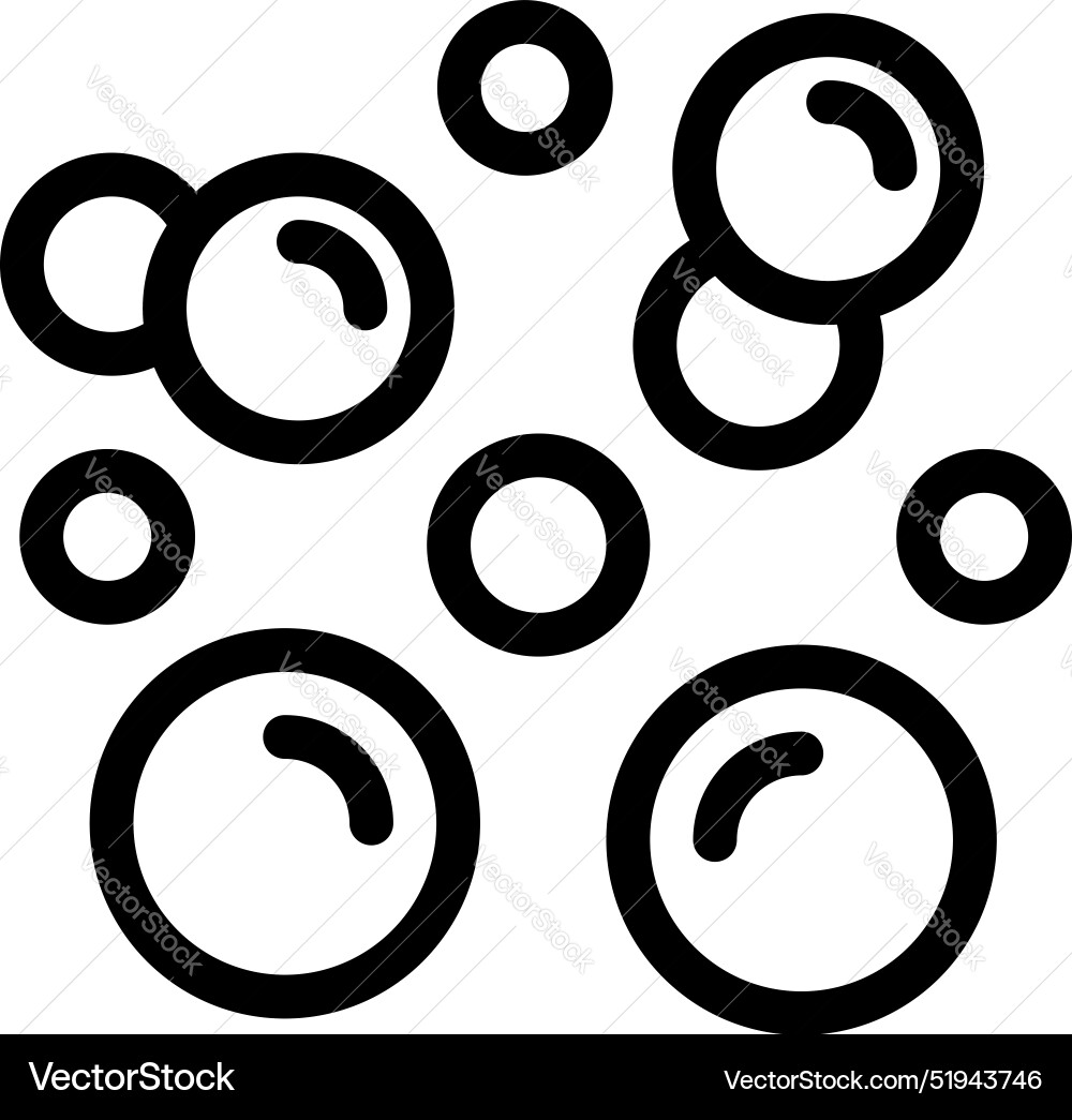 Soap bubbles floating creating a sense Soap bubbles floating creating a sense vector image