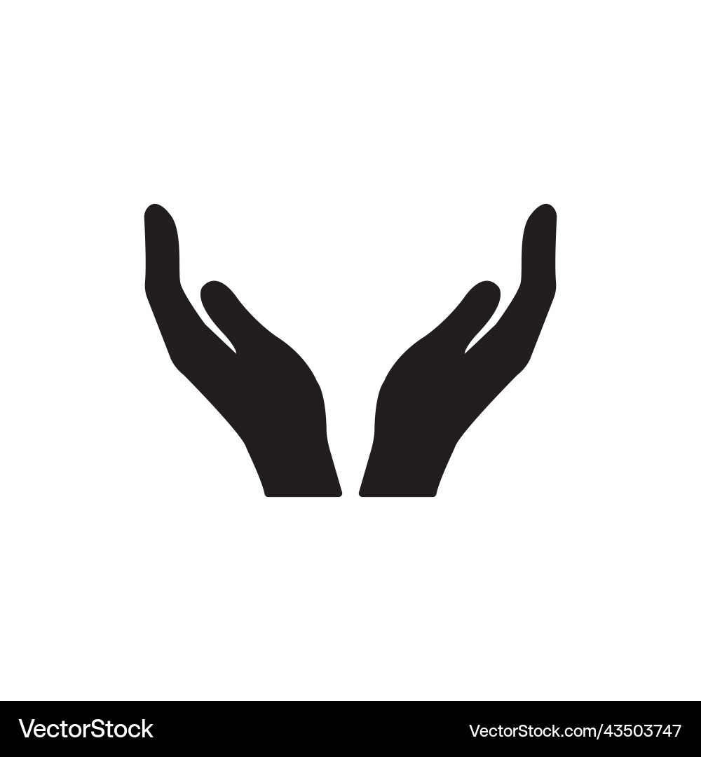 Hands icon perfect for web apps and mobile Hands icon perfect for web apps and mobile Vector Image
