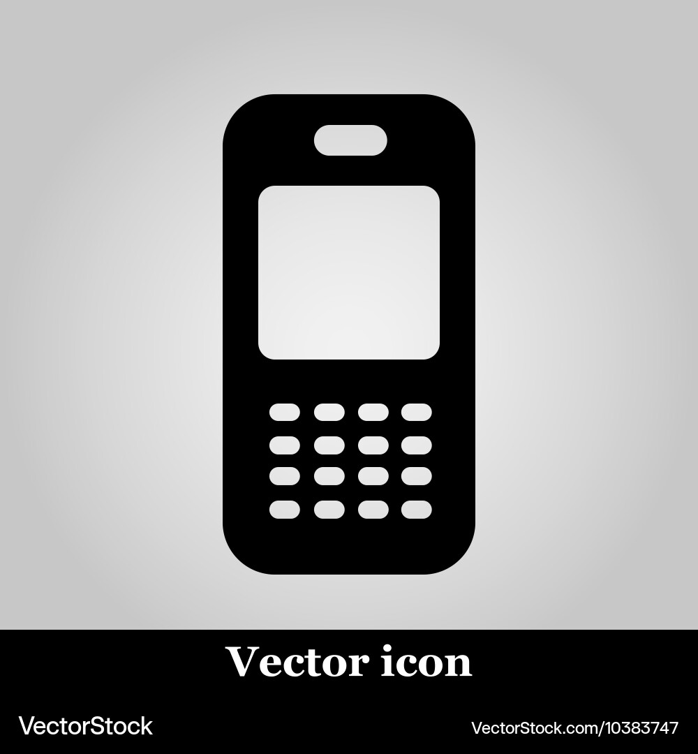 Phone icon Royalty Free Vector Image - VectorStock