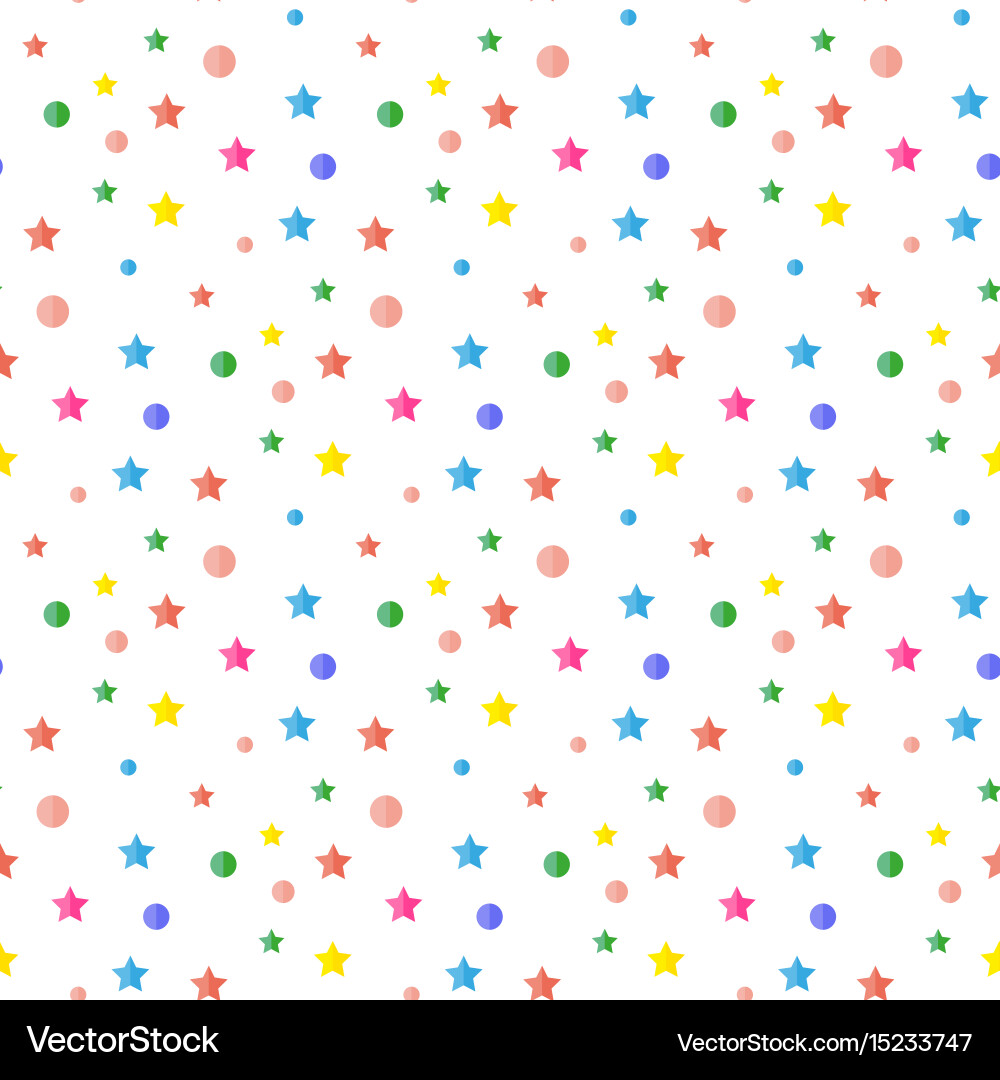 Sequins confetti pattern vector image