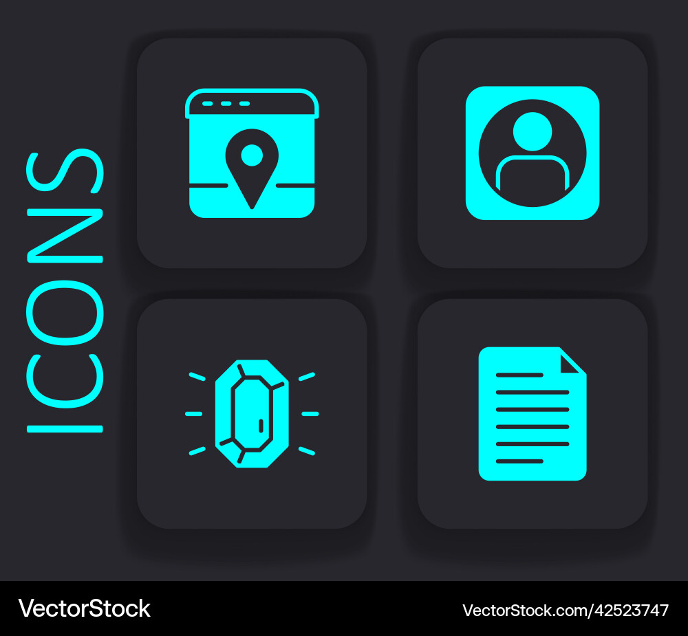 Set file document infographic of city map create vector image