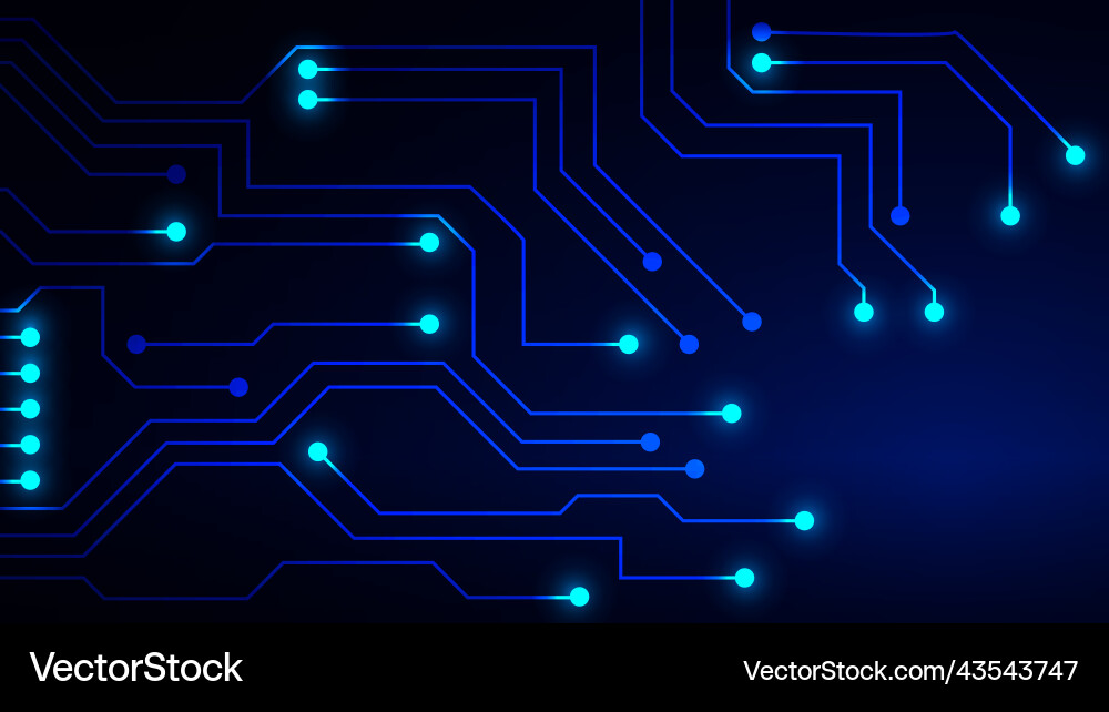 Technology background with hi-tech digital data Technology background with hi-tech digital data vector image