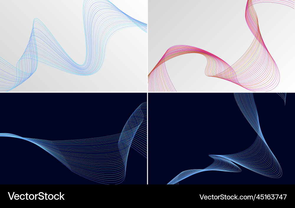 Use this pack of backgrounds to add a touch Use this pack of backgrounds to add a touch vector image