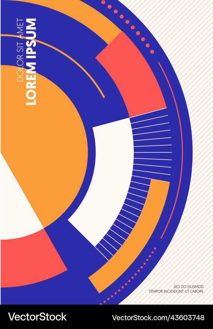 Abstract geometric shape layout design template Abstract geometric shape layout design template vector image
