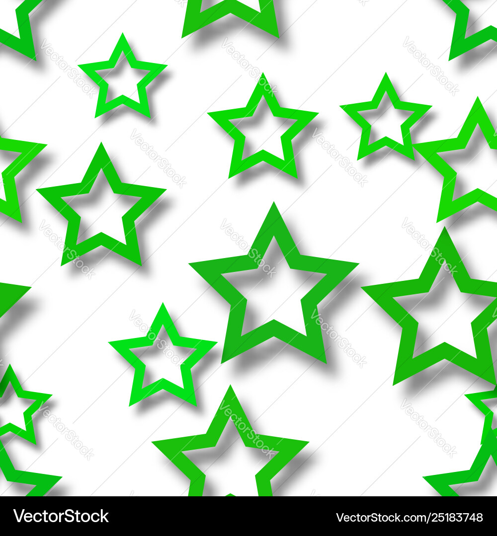 Abstract seamless pattern stars with shadows Abstract seamless pattern stars with shadows vector image