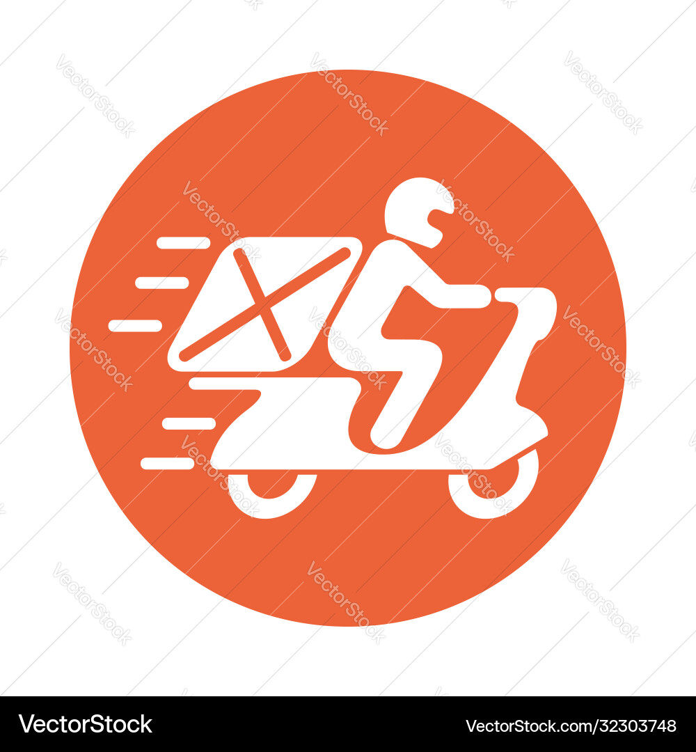 Delivery sign vector image