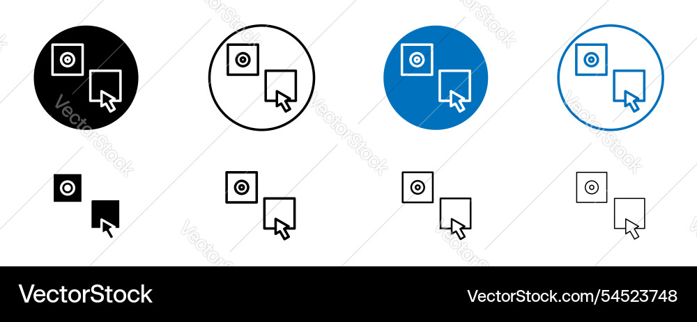 Drag and drop icon Drag and drop icon vector image