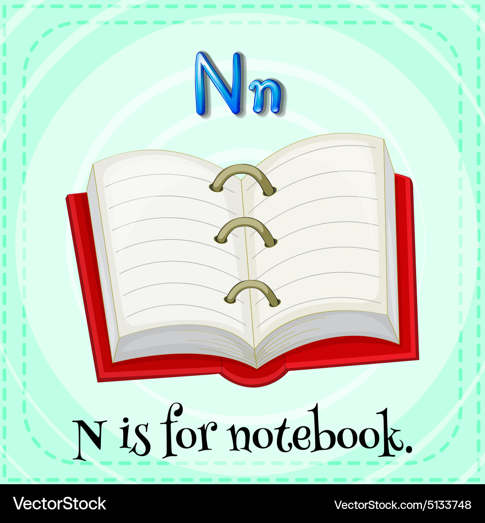 Notebook vector image