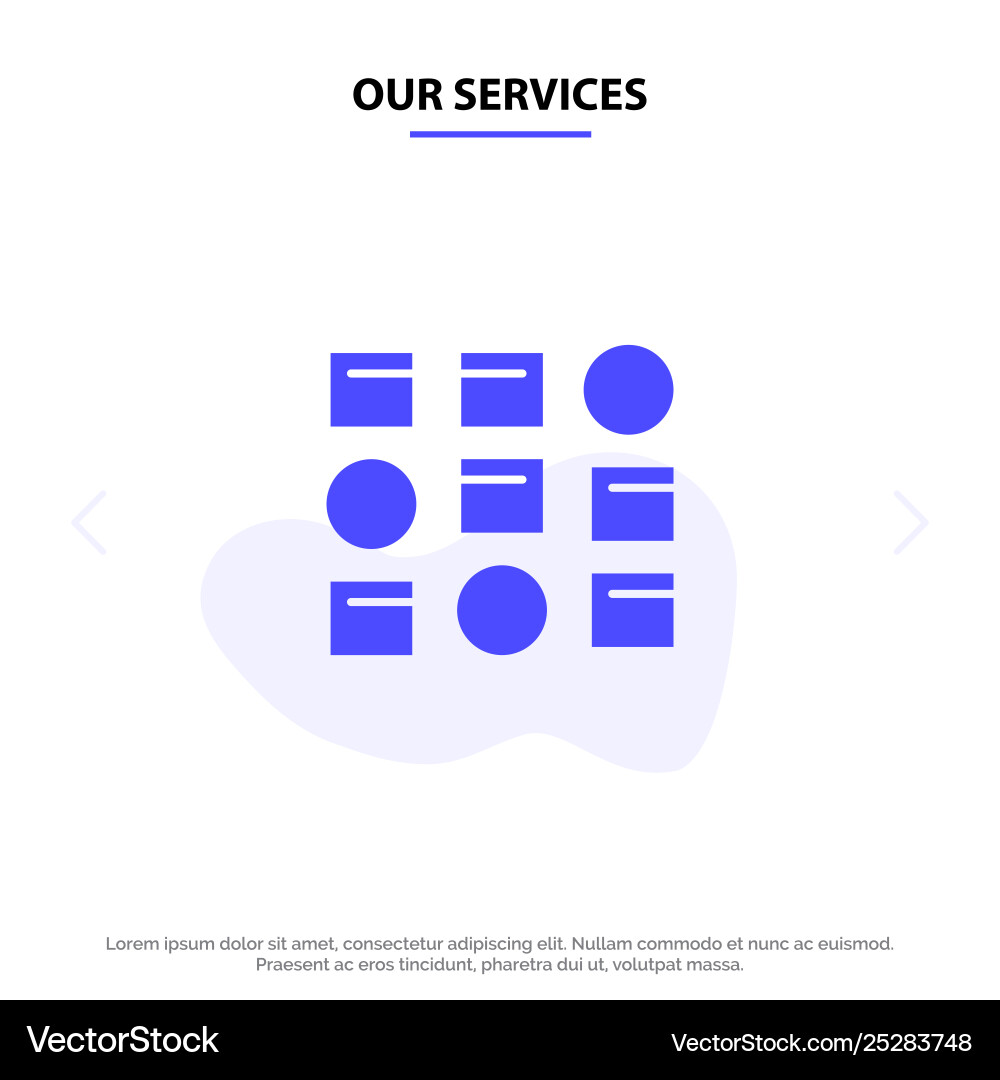 Our services pattern system data science Our services pattern system data science vector image