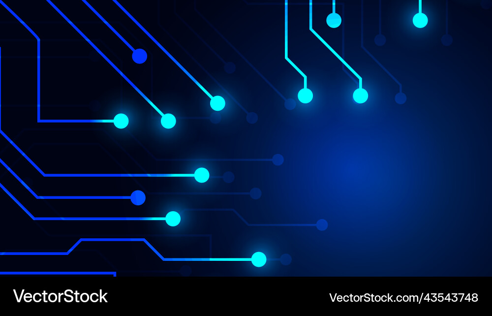 Technology background with hi-tech digital data Technology background with hi-tech digital data vector image