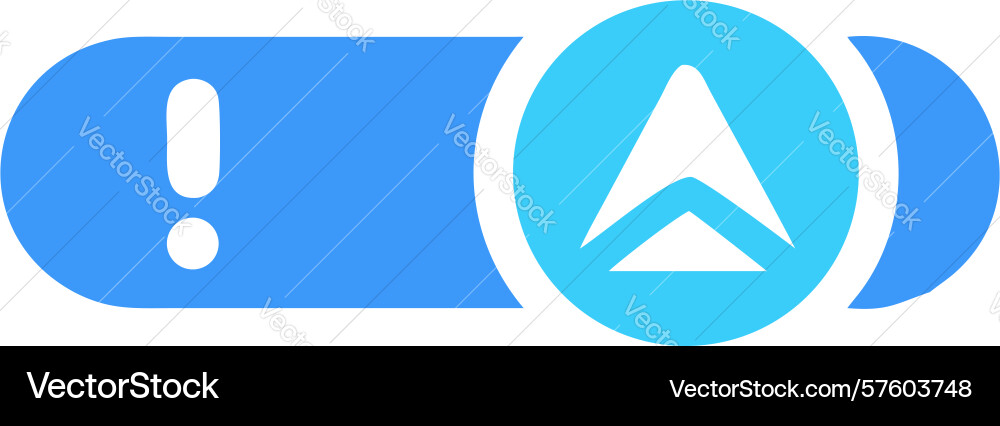 Urgent upload icon design generative ai vector image