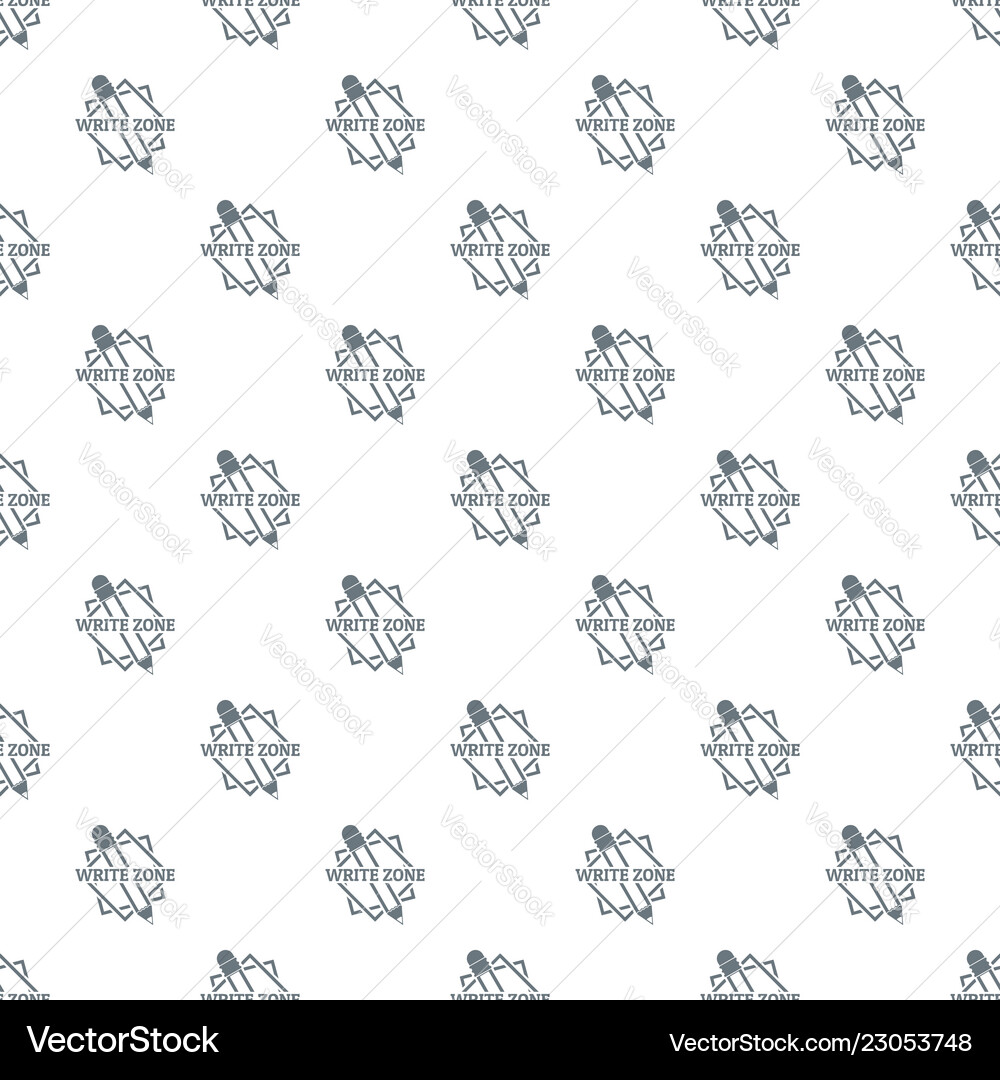 Write zone pattern seamless Write zone pattern seamless Vector Image