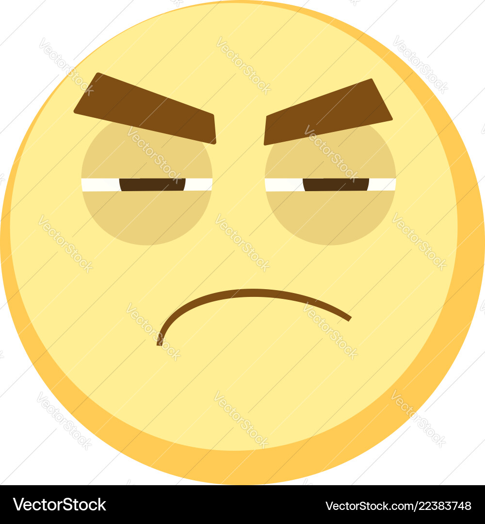 Yellow emoji icon for app game ui or web design Yellow emoji icon for app game ui or web design vector image