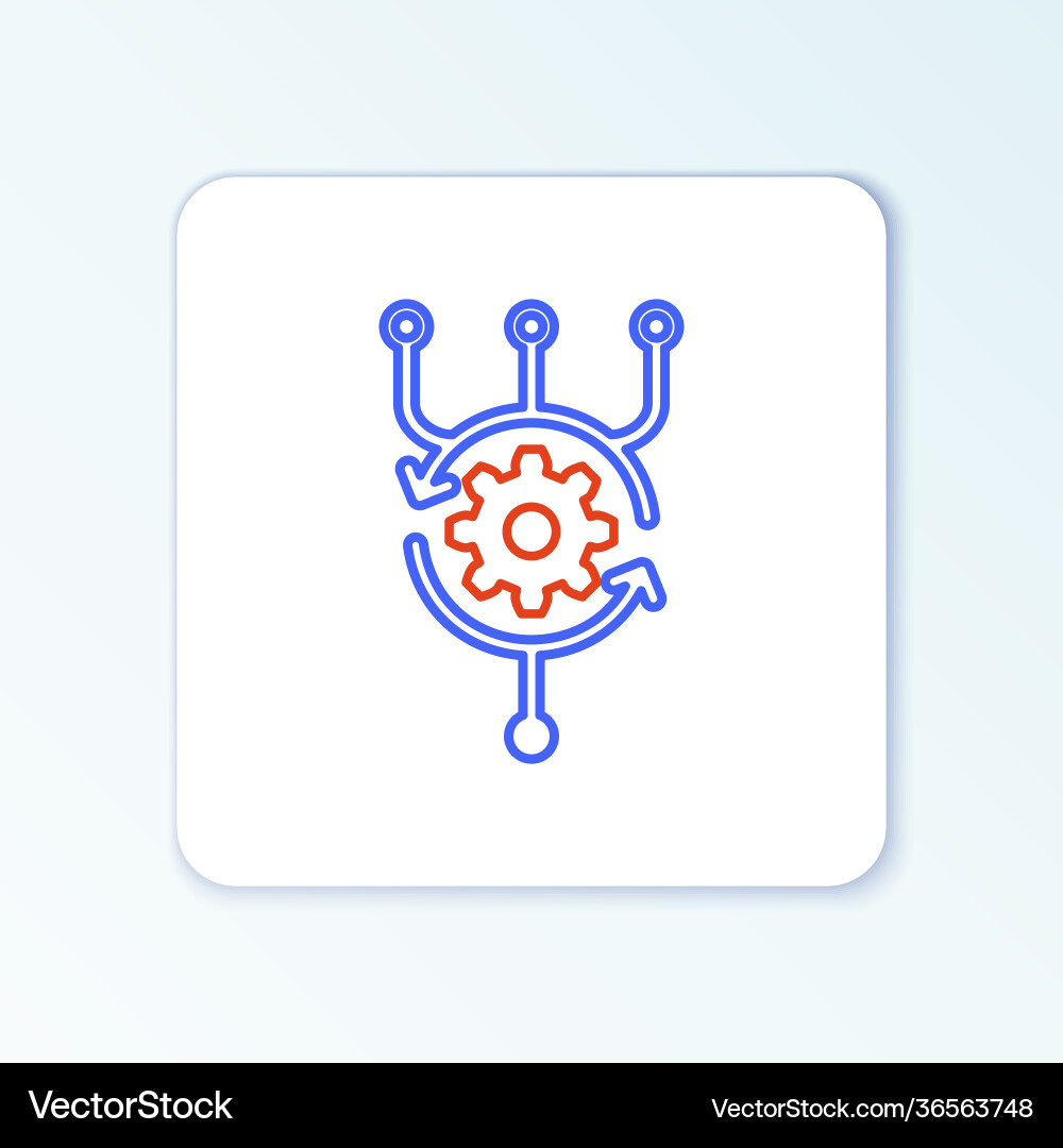 Zeilenalgorithmus Icon isoliert auf weißem Hintergrund Zeilenalgorithmus Icon isoliert auf weißem Hintergrund Vektorbild