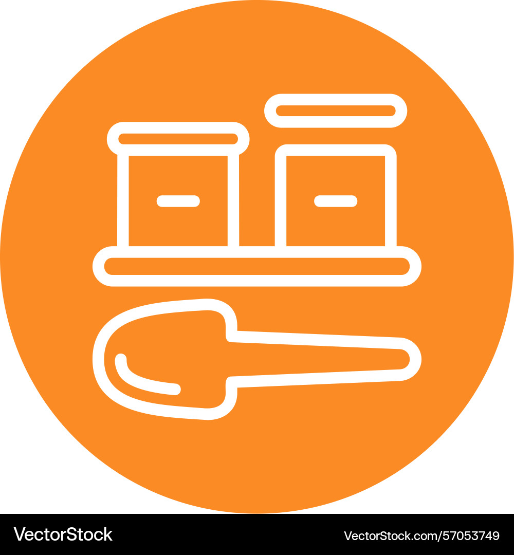 Condiment set line circle style icon design Vector Image