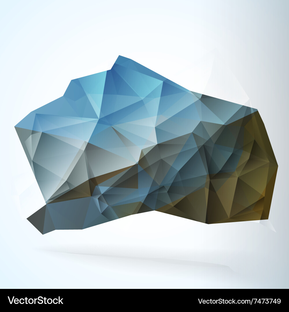 Geometric triangular abstract background Vector Image