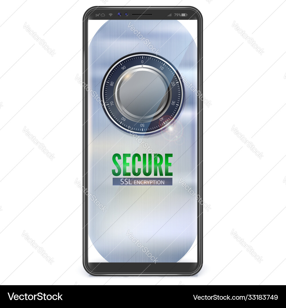 Smartphones with access screen ui vector image