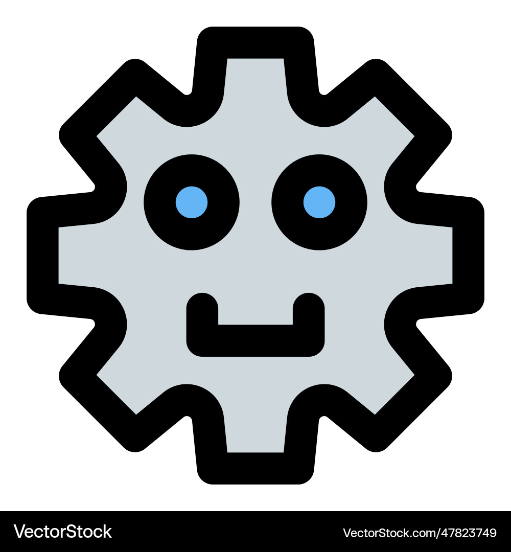 Tool used to perform task automatically vector image