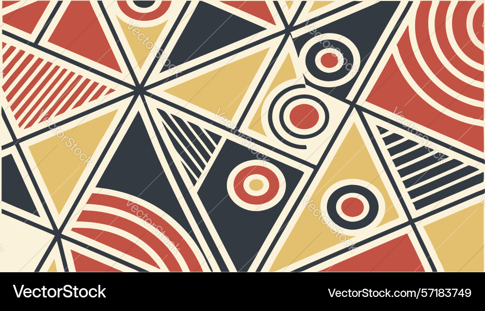 Vibrant abstract geometric pattern with triangles Vibrant abstract geometric pattern with triangles vector image