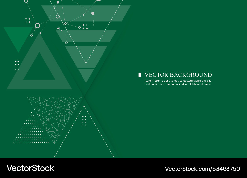 Abstract Geometric Triangle Background vector image