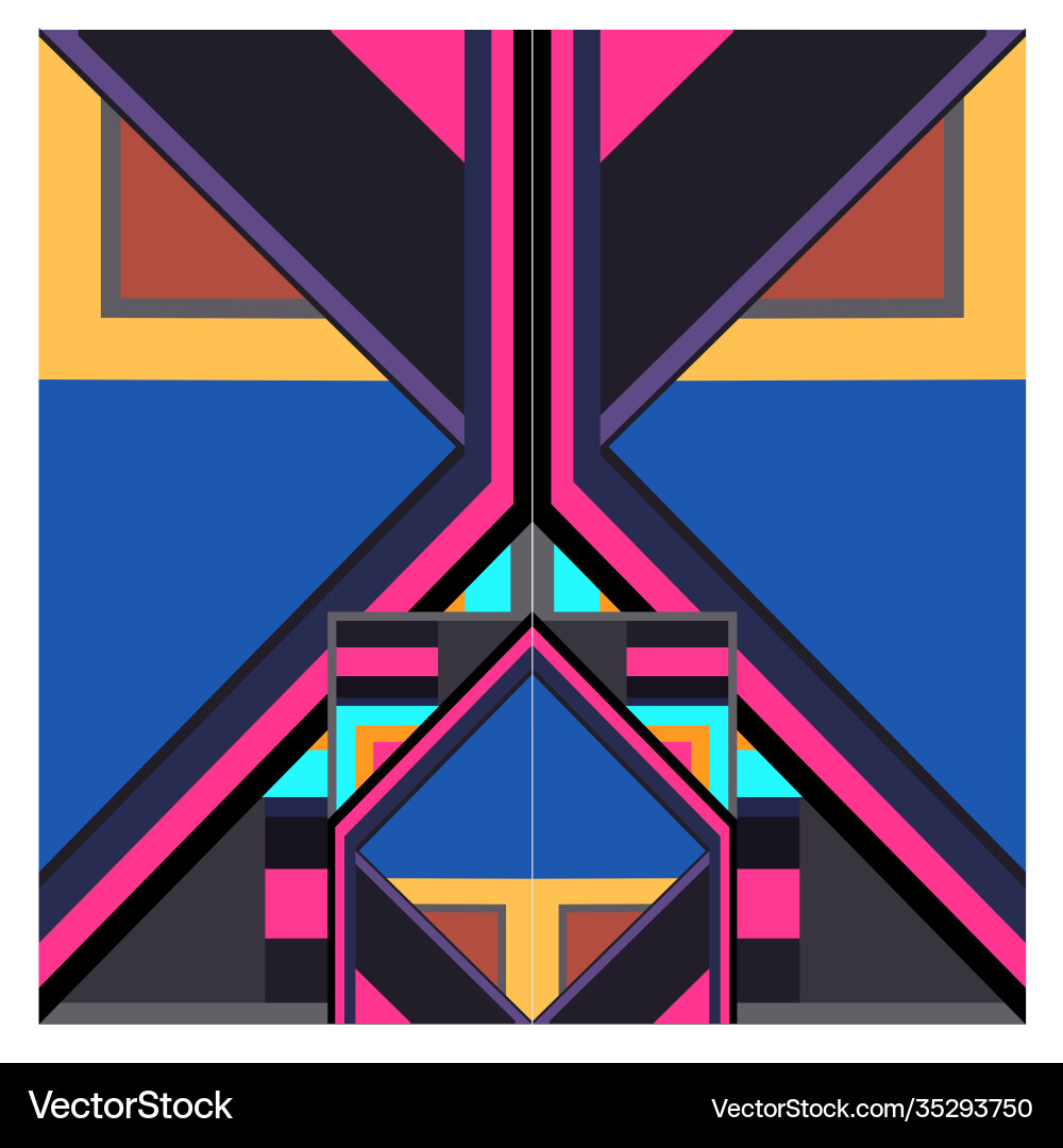 Colorful geometric and curve background pattern Colorful geometric and curve background pattern vector image