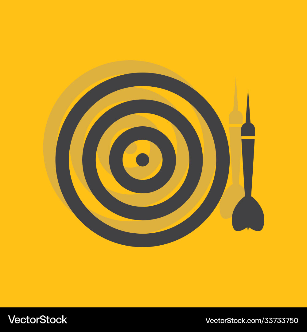 Dart icon Dart icon vector image