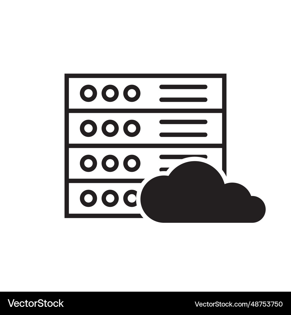 Database icon Database icon vector image
