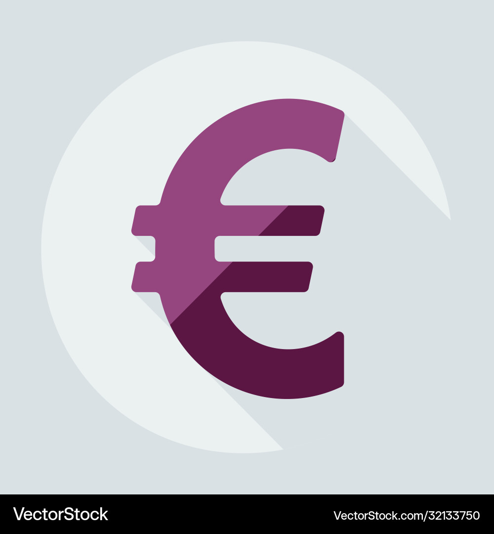 Flat modern design with shadow icons currency unit Flat modern design with shadow icons currency unit Vector Image