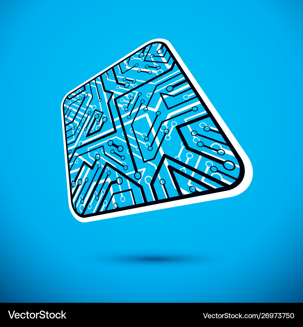 Microchip design cpu information communication Microchip design cpu information communication vector image