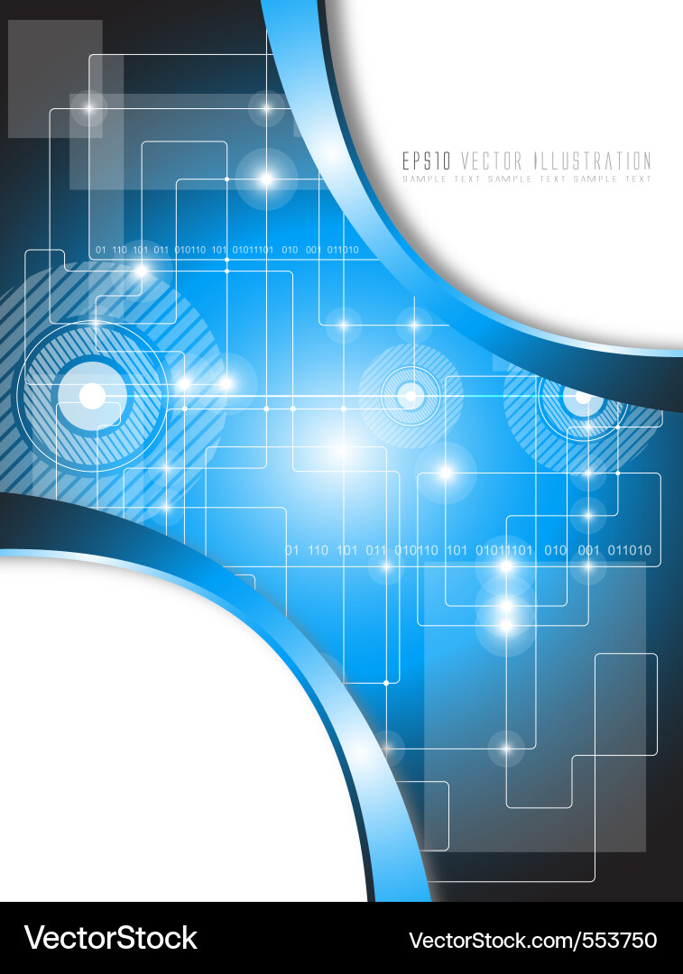 Modern Tech Gradient Background Vector Image
