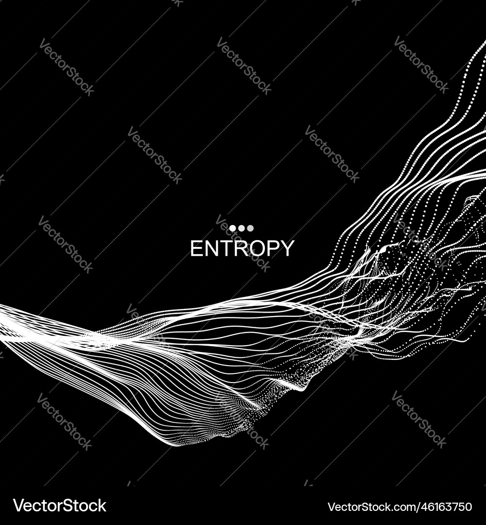 Wave background network design with particle Wave background network design with particle vector image