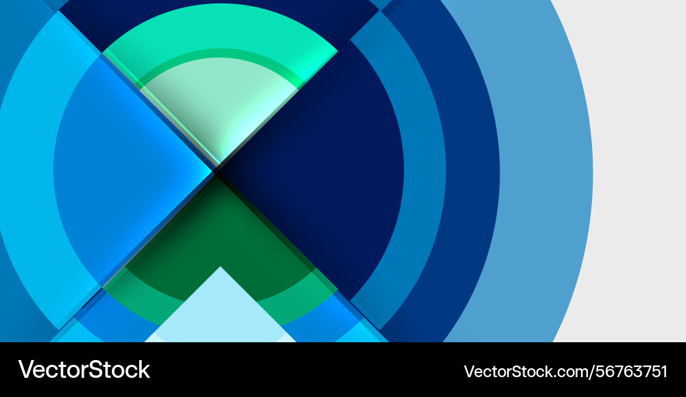 Abstract design features overlapping circles Abstract design features overlapping circles Vector Image