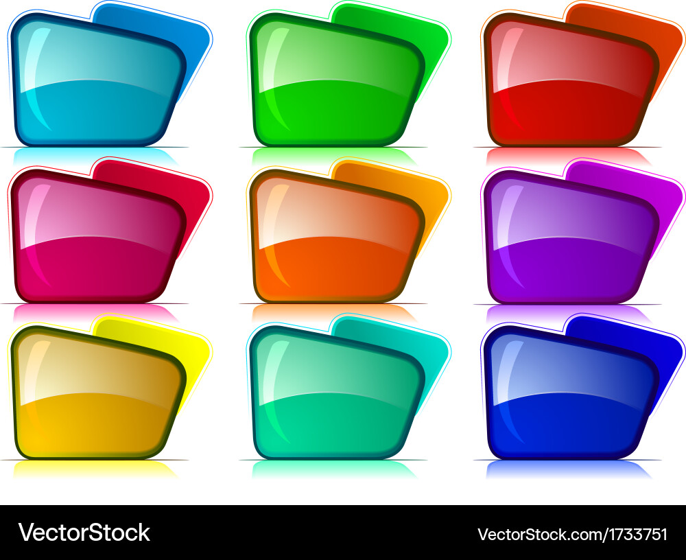 Chrome webdesign elements Vector Image
