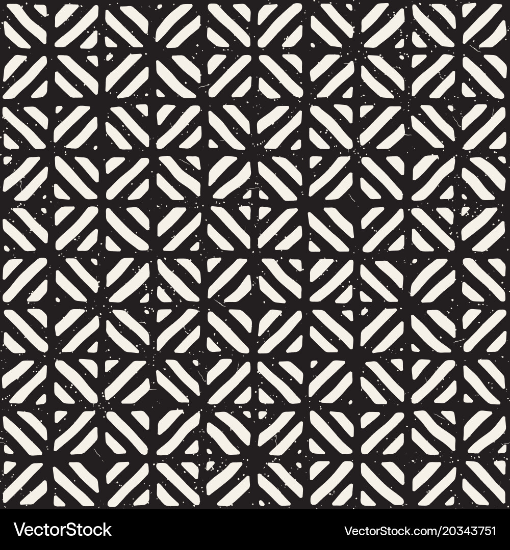 Hand drawn seamless repeating pattern with lines Vector Image