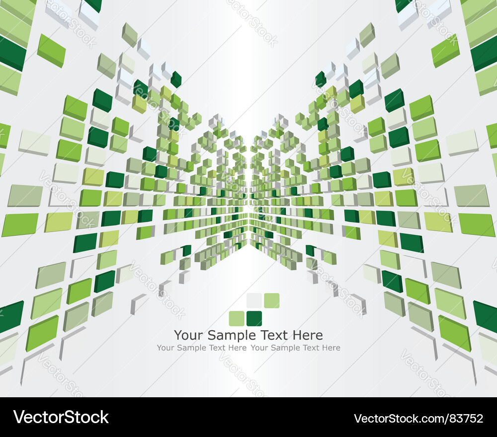 3d checked background vector image