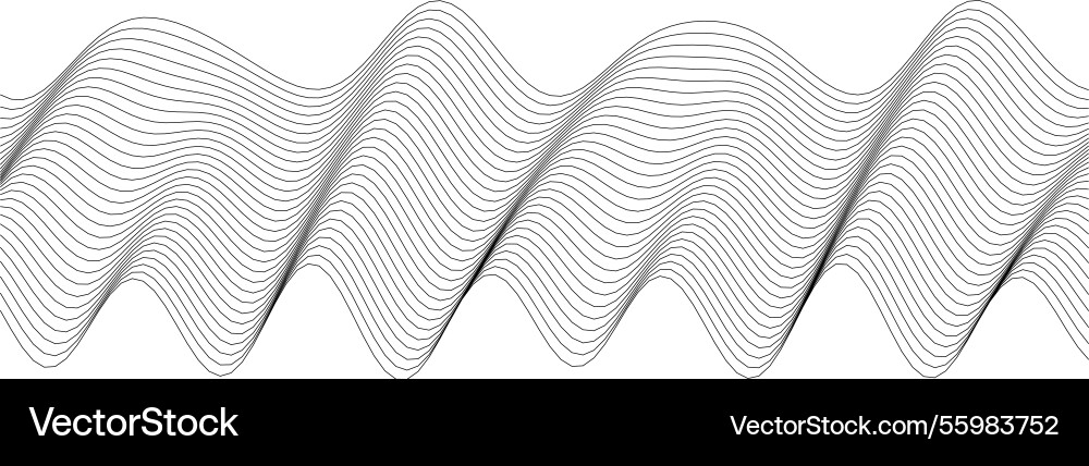 Abstract wave pattern background for creative vector image