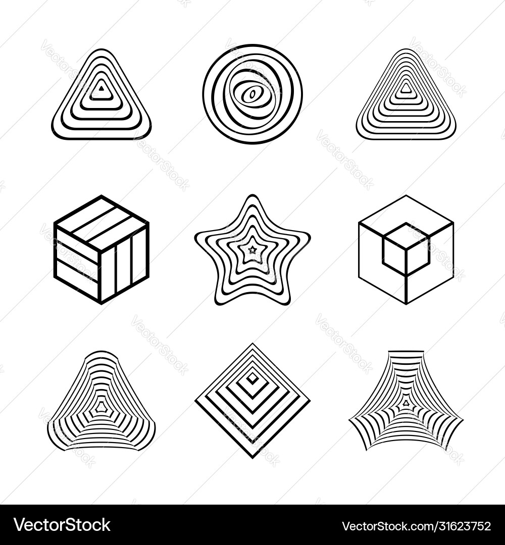Design elements set Design elements set vector image